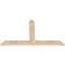 Ekena Millwork Portland Smooth Timber Gable Bracket, Douglas Fir, 60"W x 35"H x 1 1/2"D x 5 1/2"F, 14/12 Pitch GBW060X35X0206POR00SDF - alternate 3